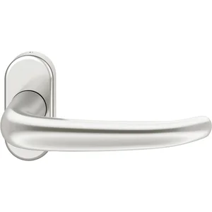 FSB Rahmentürdrücker 09 1023 Hochhaltefeder B ovale Rosette Aluminium silber