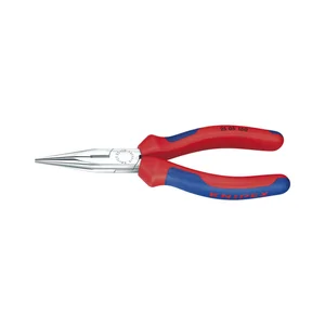 KNIPEX Langschnabelzange DIN 5745 gerade 2K-Griff Länge 140 mm