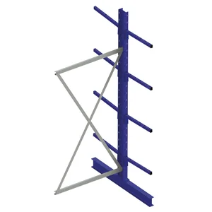 META Kragarm-Anbauregal doppelseitig Höhe 2500 mm Tiefe 800 mm Last 250/1500 kg