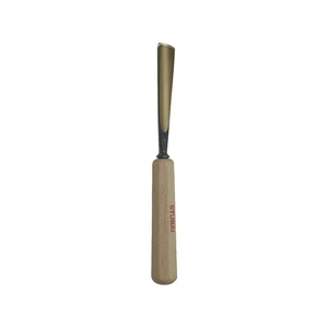 STUBAI Bildhauer-Stechbeitel geschliffen mit Holzheft Form 10 Breite 6 mm