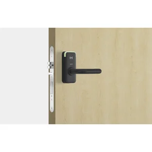 SALTO Rosettenbeschlag XS4 Mini EM150UFH VK 9 mm TS 35-50 mm U-Drücker schwarz