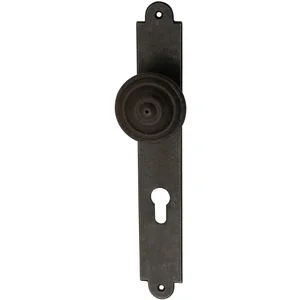 Haustür - Knopflangschild GÖTTWEIG, PZ88, Eisen verzinkt geschwärzt