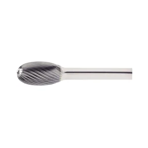 LUKAS HM-Frässtift Form E Tropfen Kopf ø 3 mm Länge 7 mm Zahnung 3