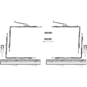 MACO SKB-Z Grundkarton, Schema A, 200 kg, Versatz 9 mm, rechts, silber (455513)
