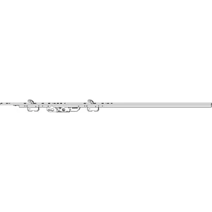 MACO HS Hakengetriebe PZ DM 37,5, FFH 735-1360 mm, Alu silber eloxiert (227753)