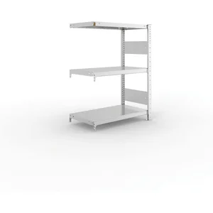 META Steck-Anbauregal 1025 x 750 x 400 mm 3 Fachböden 150 kg