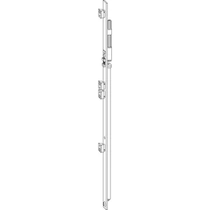 WINKHAUS Flügellagerschiene FLS.SE, 150 kg, silber