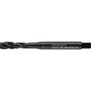 BOHRCRAFT Maschinengewindebohrer 40º RSP DIN371 M8 verstärkter Schaft Blauring