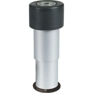 Torstopper Gatestop, ø 60 mm, Höhe 60 - 140 mm, Aluminium silber