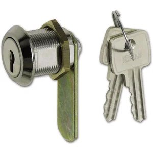 SECOTEC Blechmontagezylinder 19 mm verschiedensperrend Messing verchromt SB-1