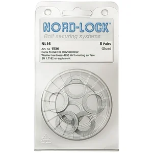 NORD-LOCK Keilsicherungsscheiben NL16 zinklamellenbeschichtet, - Blister SB- 8