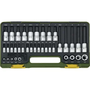 PROXXON Steckschlüssel-Satz 1/4"+1/2" Torx/Innensechskant 42-teilig
