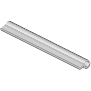 Dichtungsprofil Isostar Rundprofil 6,5 mm, Kunststoff weiß