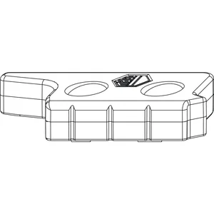 MACO MM Hebeteil Falzluft 12 mm Eurofalz 20 mm 9V silber rechts (356326)