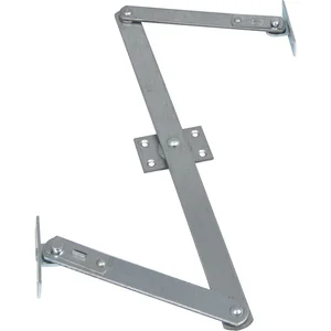 Oberlicht-Z-Schere, Angriffarm 150 mm, Mittelstück 310 mm, Stahl verzinkt