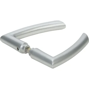 DORMA-Glas Drückerpaar 24.301, 8 mm, silber eloxiert