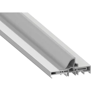 Türschwelle TRANSIT 77 - 92, 5000 mm, Höhe 34 mm, Aluminium silber eloxiert