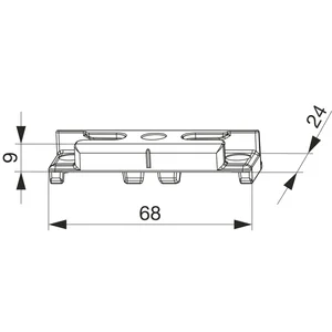 MACO Schließteil iS PVC 12/21-13, INOUTIC/THYSSEN, silber (370207)