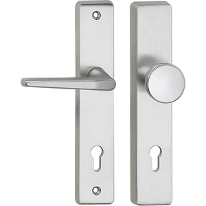 SH-Wechselgarnitur RIVA Knopf rund, TS 37-49/64-73, ohne Kzs., silber