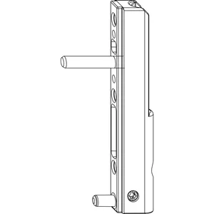 MACO Ecklagerband PVC, mit 5 mm Tragezapfen L=23 mm, 120 kg, weiß (206584)