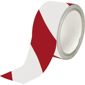 Warnband rot/weiß 50mmx33m