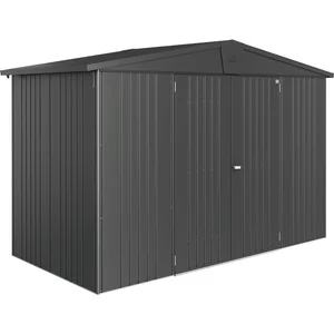 BIOHORT Gerätehaus Europa 4A dunkelgrau-metallic