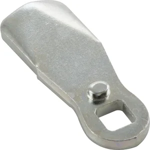 Sperrnase gerade für Blechmontagezylinder, 45 x 19 mm, Maß H 18 mm, verzinkt