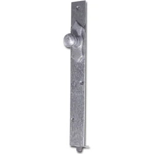 Fensterschienenriegel zum Einlassen, m. Schließblech, 400 mm, Stahl verzinkt