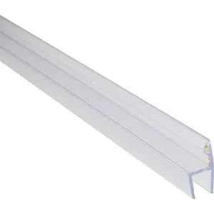 DORMA-Glas Anschlagdichtung 180° mit Lippe, für 8 mm Glas, 2500 mm, transparent