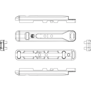 MACO Zweitscheregehäuse für PVC, KBE AD, silber (54641)