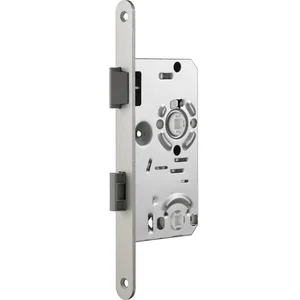 SAG Einstemmschloss 1 413000 WC, DM 55,Stulp 235x20x3mm,links, silber lackiert