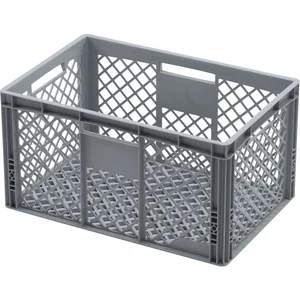 Eurokasten in grau vergittert 600 x 400 x 320 mm