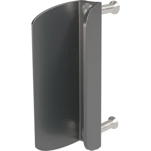 Gegenkasten/blech 3006PC für Doppelflügeltore, Aluminium RAL9005