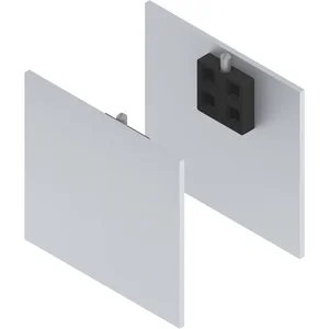 SOLIDO 100/HELM Abdeckkappen-Set Blende H/G Abstandsprofil 2x15/1x9 mm silber