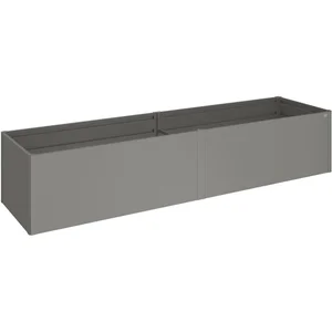 BIOHORT HochBeet Gr. 4x1 quarzgrau-metallic