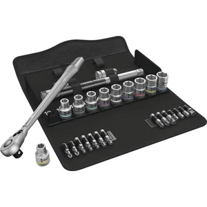 WERA Steckschlüssel-Satz Zyklop Metall 1/2" mit Umschaltknarre 29-teilig