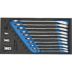 GEDORE Maulschlüssel/Ringratsche-Satz 1500 CT1-7 URA in 1/3 CT-Modul 14-tlg