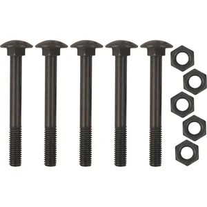 Schraubenset für Langband einseitig 900mm, Schwalbenschwanz, schwarz verzinkt
