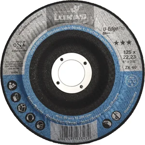 LUKAS Kompaktschleifteller U-Edge Pro Zirkonkorund ø 125 mm Korn 80