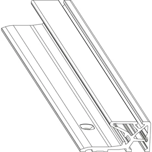 MACO HS Dichtungsschiene PVC einzeln, Flügelabstand 28 mm, L=5000 mm, KU schwarz