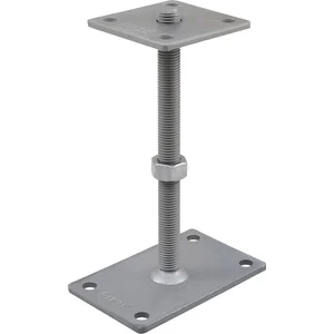 PITZL Pfostenträger Typ 11009.1200 ZiNiP beschichtet mit Gewindestange