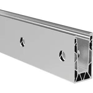ECONOMY Bodenprofil 0005 verst. UNO FLEX zur vorgesetzten Montage, 2500mm,silber