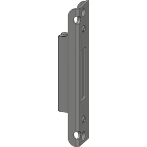 Schließblech STV für Schwenkriegel, 140 x 28 x 11mm, silber
