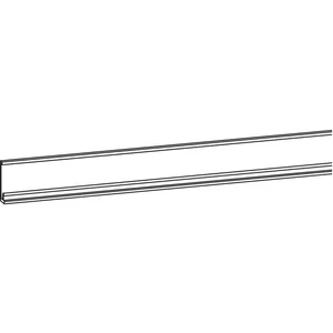 GU-966/200 Laufschiene unten P 1213, Aluminium silber eloxiert, L=3460 mm