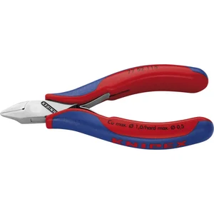 KNIPEX Elektronik-Seitenschneider 7752 DIN 9654 spitz-flach kleine Facette 115mm