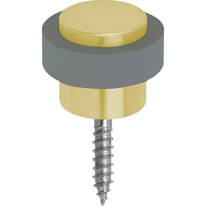 MARCHESI Bodentürpuffer - ø 48 mm, Edelstahl PVD messingfärbig