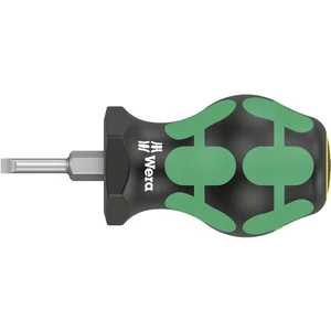 WERA Vergaser Schraubendreher Stubby 335 0.6 x 3.5 x 24.5 mm Schlitz