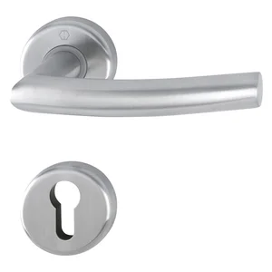 HOPPE Drückergarnitur ALTA - auf Rosette PZ, 39-47 mm, Edelstahl matt