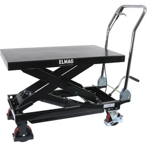 ELMAG Scheren-Hubtischwagen Tragkraft 225 kg Tischhöhe max. 710 mm