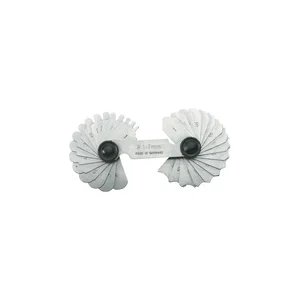 Radienschablone 7.5-15 mm 16 Blatt zum Messen von Innen- und Außenradien